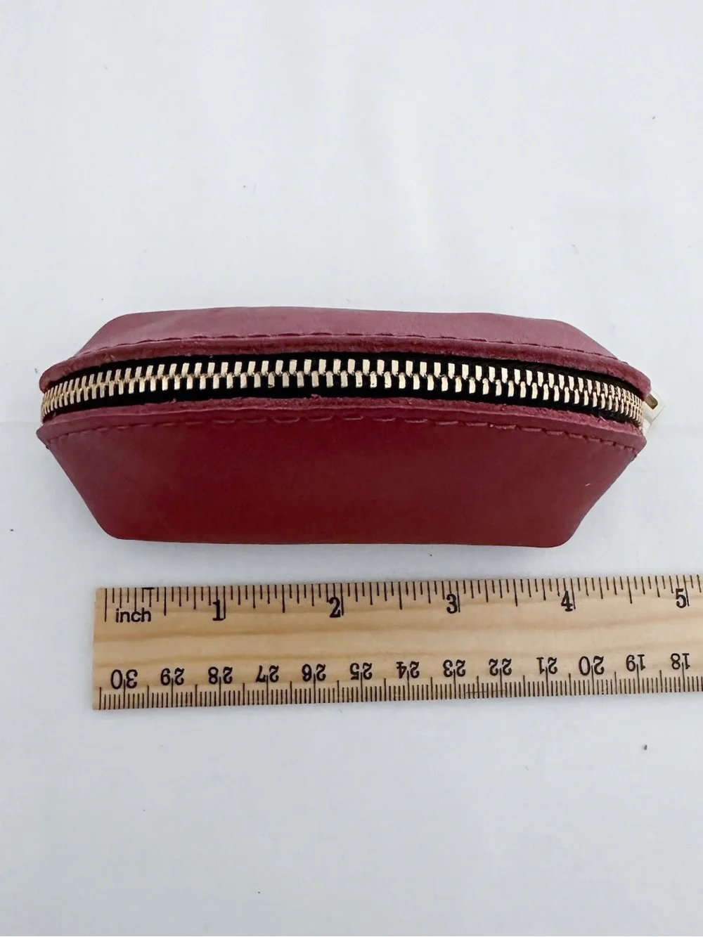 NEW Portland Leather Goods Taco Tot Pouch in Possibly Madrone